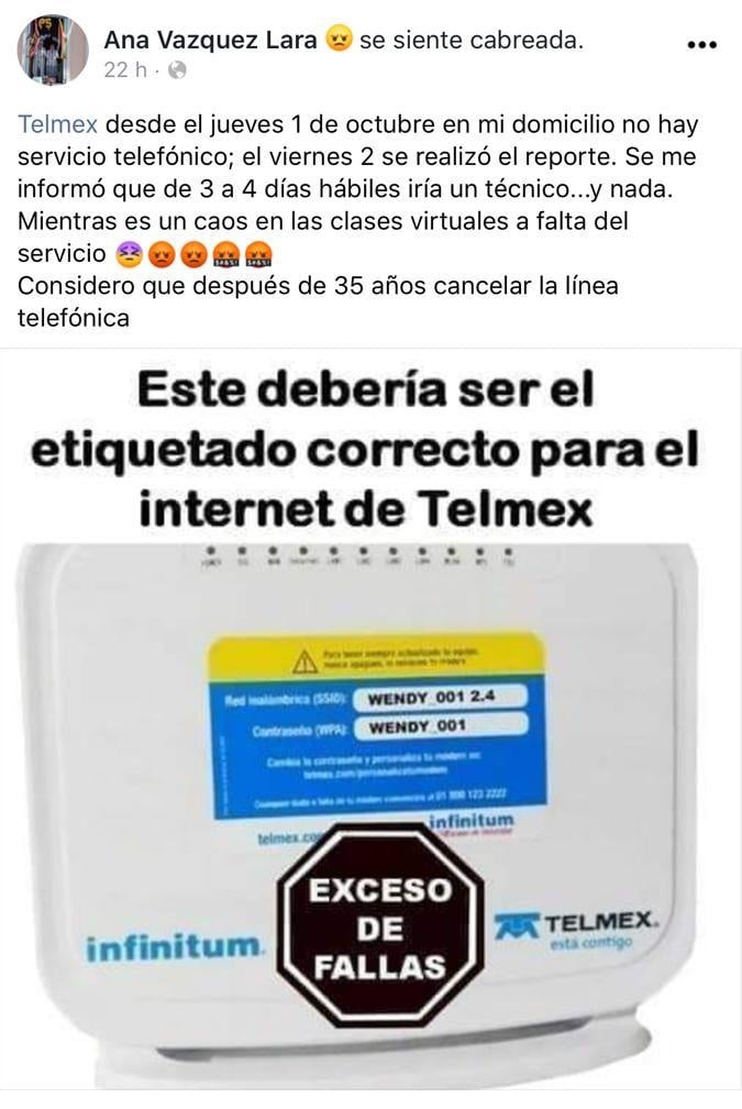 Le llueven Denuncias A Telmex Por Mal Servicio De Internet Afecta