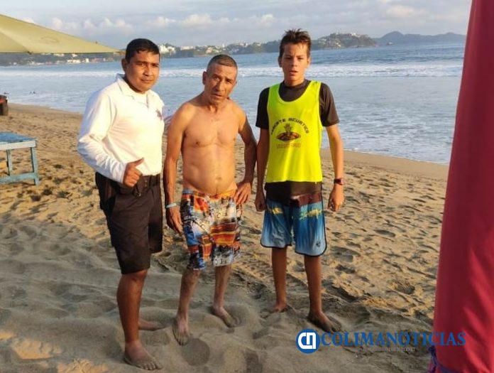 Salvan a masculino de las corrientes marinas en playa de Miramar