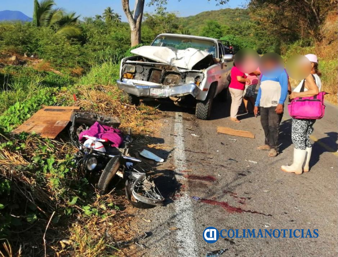 choque contra moto