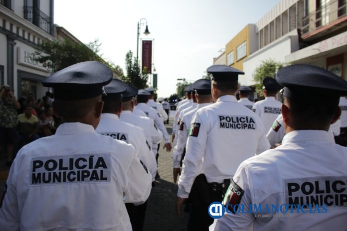 policias municipales de colima