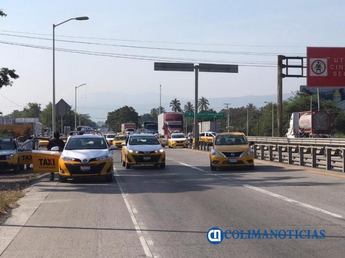taxistas bloqueo