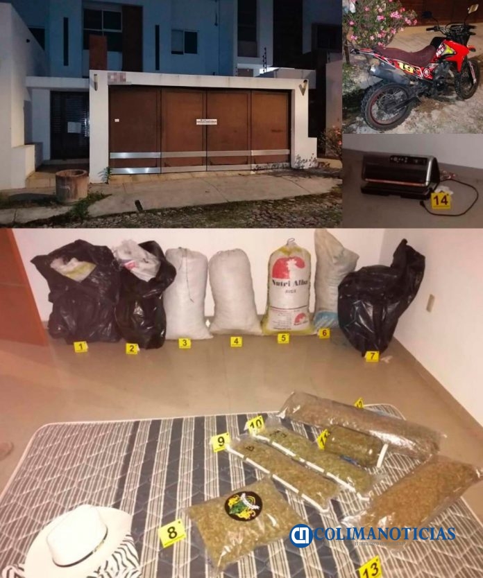 FGE asegura 61 kilos de droga