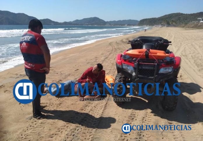 Ponen a salvo a un hombre y una mujer en playa de Miramar1-1