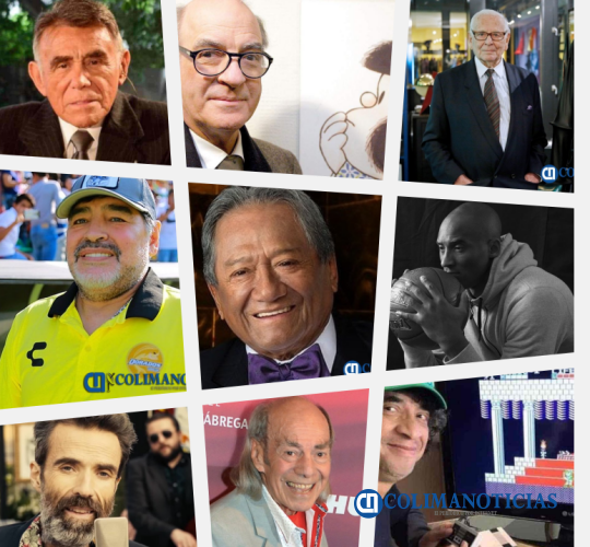 collage Famosos 2020 que fallecieron