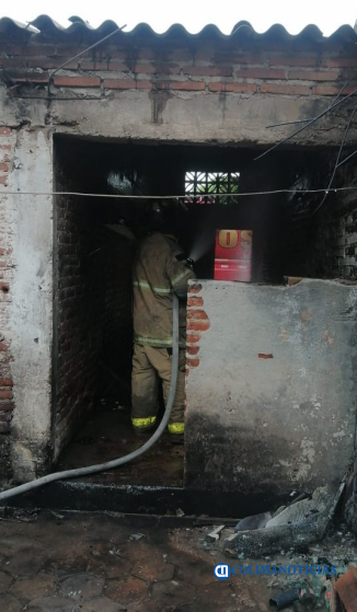 incendio en casa