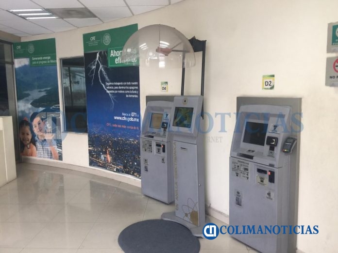 cajeros de pago de CFE inservibles