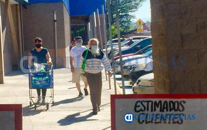covid colima supermercado