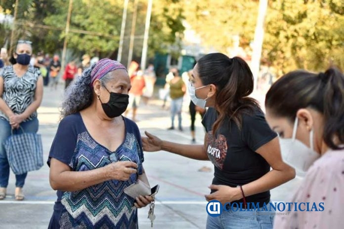 Karina Heredia en colonias