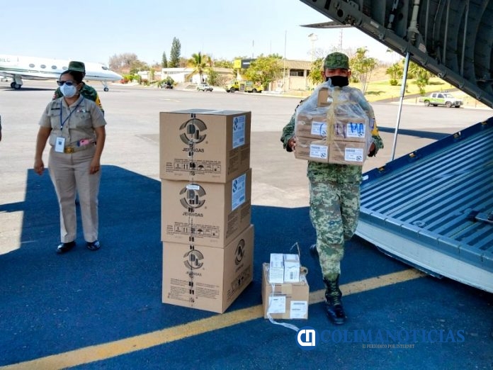 Llegan a Colima 4 mil 875 dosis de vacuna Pfizer