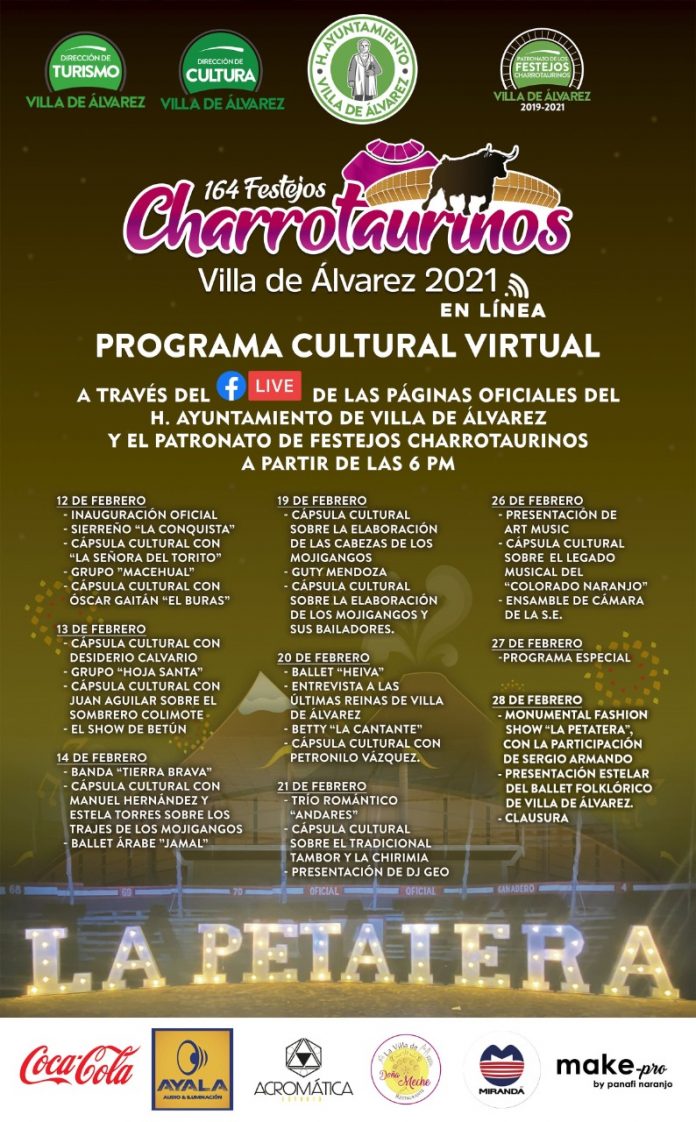 PROGRAMA DE 164 FESTEJOS, VIRTUAL
