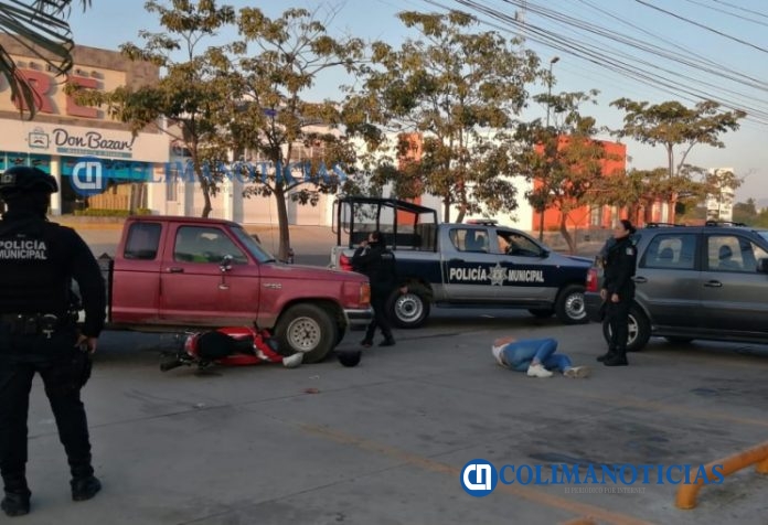 atropellan a motociclista