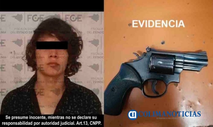 Detienen a hombre con arma y droga