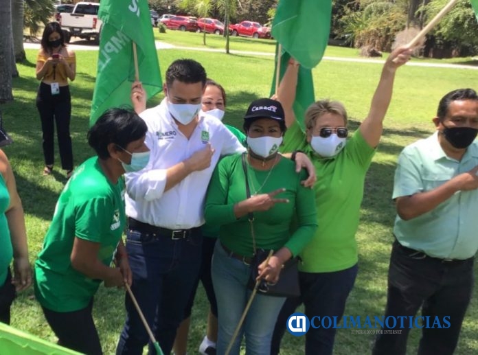 Romero Coello en el verde