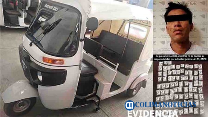 mototaxi conductor con droga
