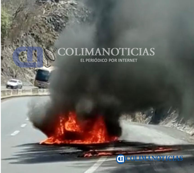 incendio autopista vehiculo