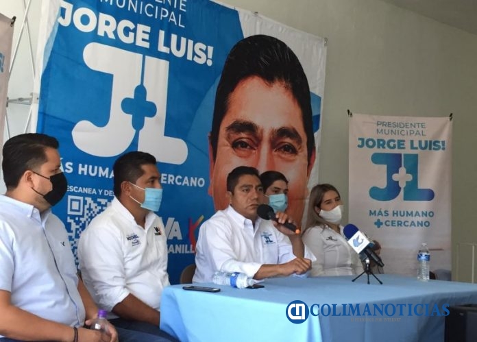 jorge luis preciado rueda de prensa candidato