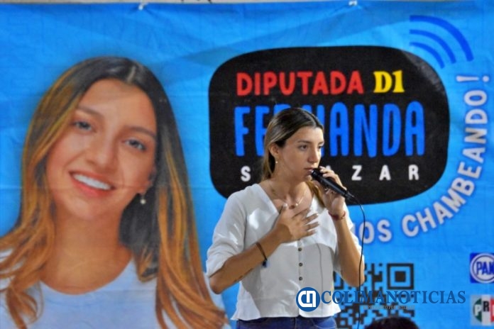 Fernanda Salazar propone recuperar el seguro de vida del equipo policial del Estado de Colima.