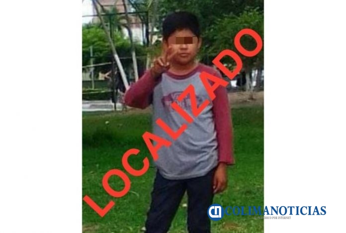 MENOR LOCALIZADO