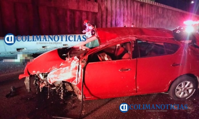 Un muerto durante fuerte accidente bajo el puente junto a la Ex Hacienda del Carmen 2