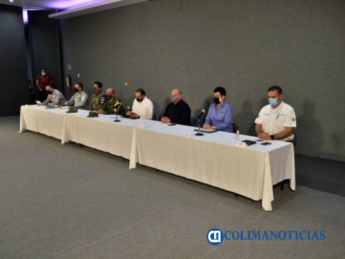 gobeirno de colima rueda de prensa huracanes