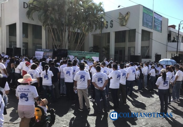 imss manifiestan