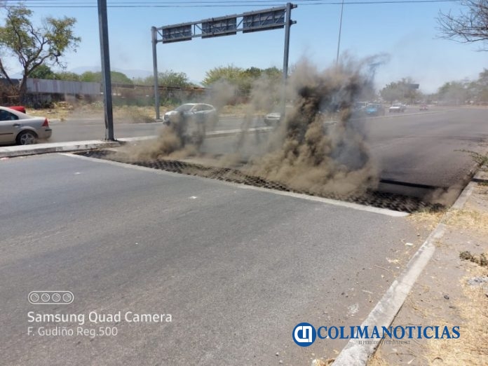 incendio alcantarilla