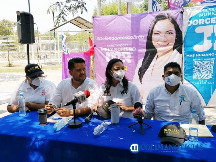 jorge luis y mely rueda de prensa
