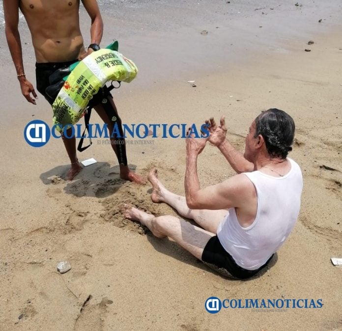 rescate en la playa