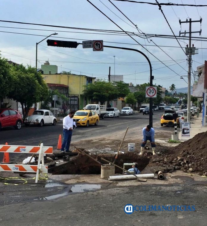 CIAPACOV realiza trabajos de mantenimiento en el centro de Colima 8