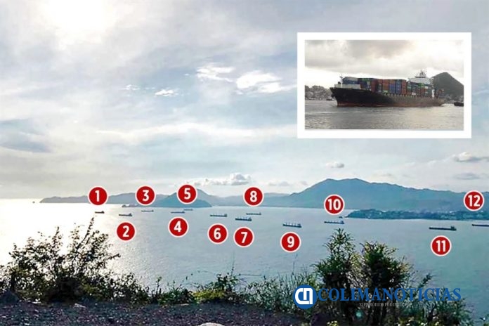 Saturan puerto en Manzanillo; culpan a la 4T