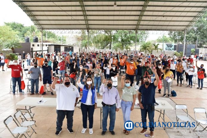 margarita en reunion con sindicato