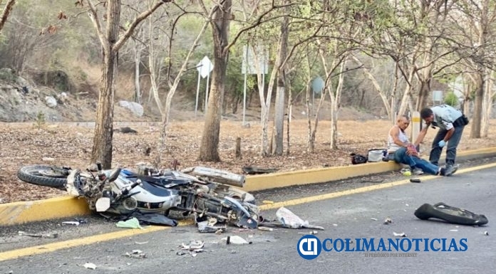 motociclista accidentado