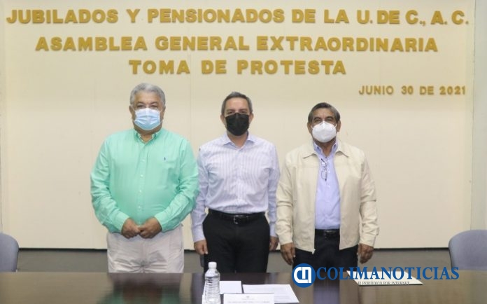 PRINCIPAL_Toman protesta a nuevo presidente de Jubilados y Pensionados de la UdeC