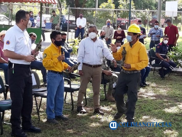 Reconocen a brigadistas de la Conafor Colima2
