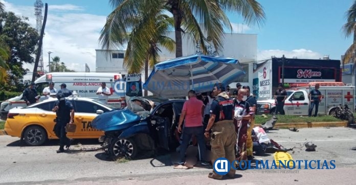 accidente fatal en Manzanillo