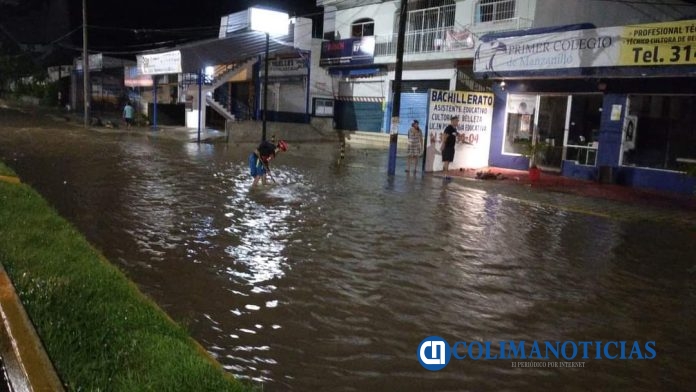 lluvias inundan calles