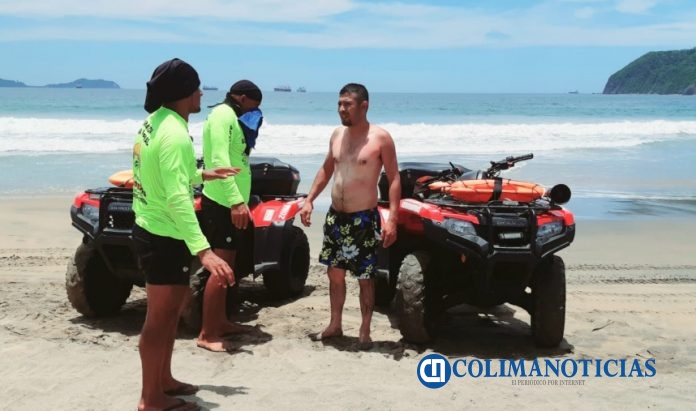 rescate en playas de manzanillo