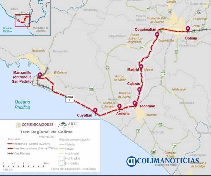 Abandona SCT proyecto de tren de pasajeros Colima-Manzanillo