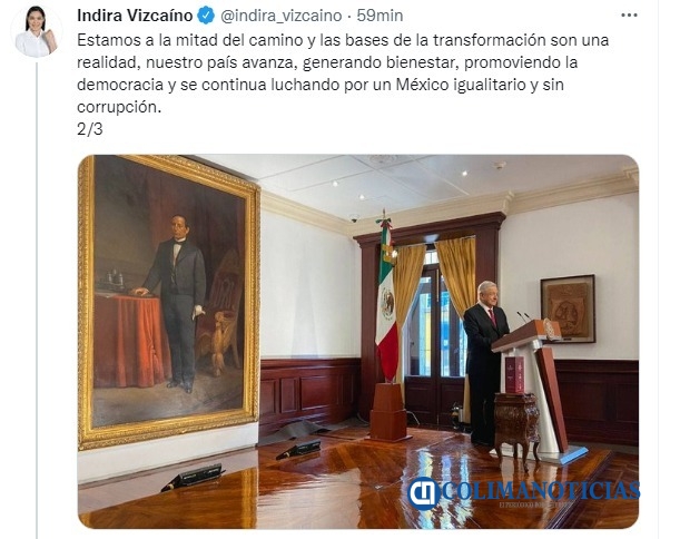 Indira le echa porras a AMLO por su tercer informe3
