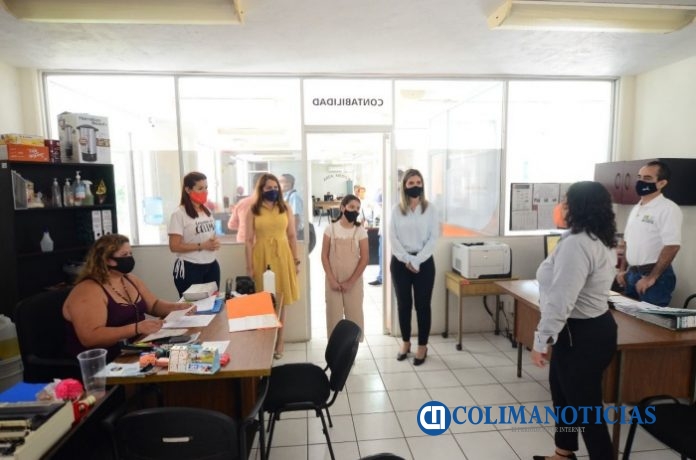 Recorre Margarita Moreno las instalaciones del DIF Municipal Colima