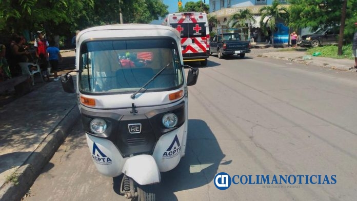 mototaxi en accidente