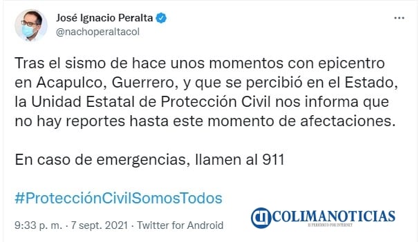 sismo Nacho