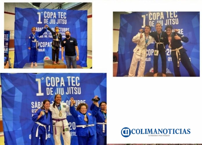 Colimense obtiene cuatro medallas en la Primera Copa Tec de Jiu Jitsu