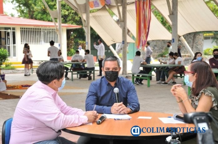 Destaca rector entusiasmo de alumnos en regreso a clases_a