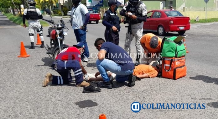 choque motociclista