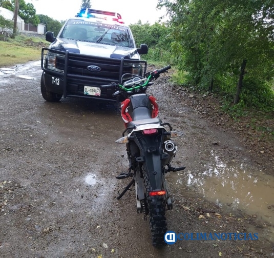 recuperan moto robada