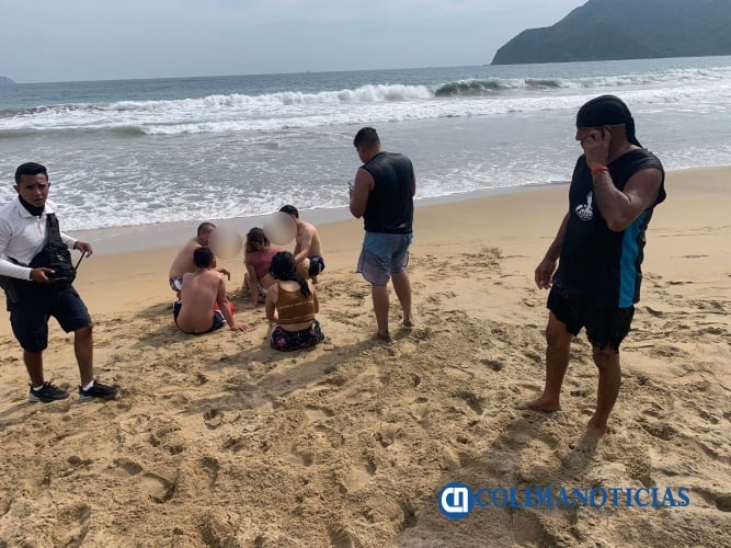 rescate en playa de miramar