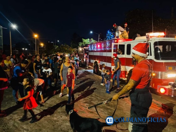 Bomberos recorren colonias - posadas 1