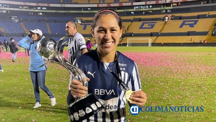 La Colimense Diana Evangelista es campeona con Monterrey