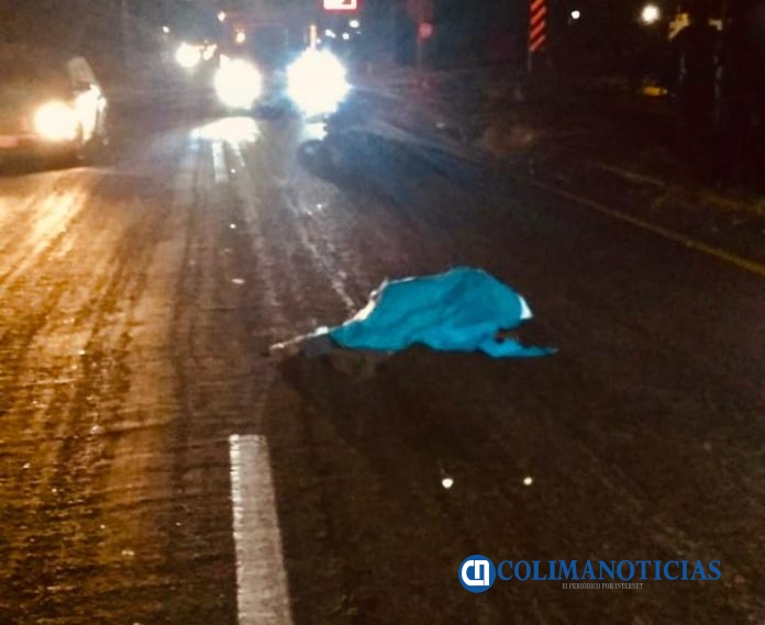 atropellado en autopista por moto